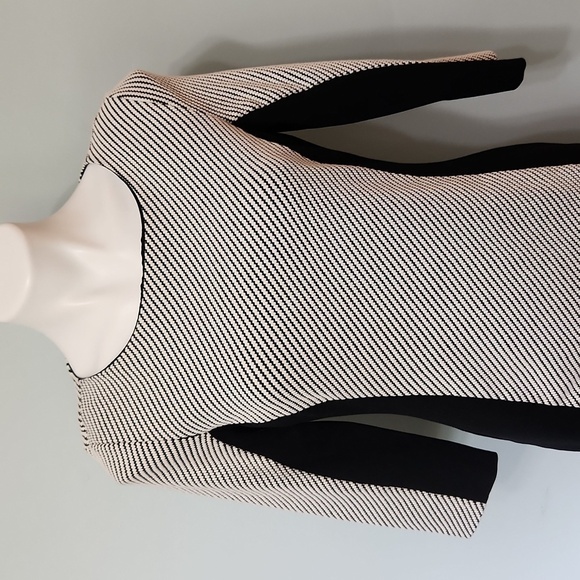 Banana Republic Black & White Textured Dress - Picture 3 of 14